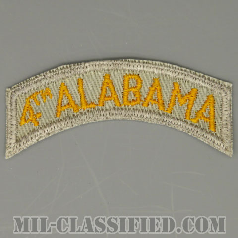 フォースアラバマタブ（4th Alabama Tab）[カラー/カットエッジ/パッチ]画像