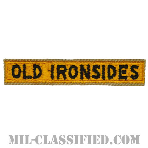 第1機甲師団タブ（1st Armored Division "OLD IRONSIDES" Tab）[カラー/カットエッジ/パッチ]の画像