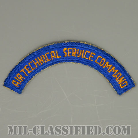 航空技術サービス軍団タブ（AAF, Air Technical Service Command Tab）[カラー/カットエッジ/パッチ/1点物]の画像