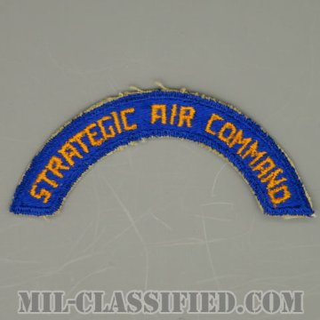 戦略航空軍団タブ（AAF, Strategic Air Command Tab）[カラー/カットエッジ/パッチ/1点物]画像