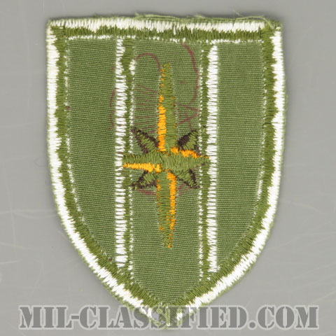 第44医療旅団（44th Medical Brigade）[カラー/カットエッジ/パッチ/ローカルメイド/1点物]画像