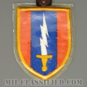 第1通信旅団（1st Signal Brigade）[カラー/メロウエッジ/パッチ/ポケットハンガー/1点物]画像