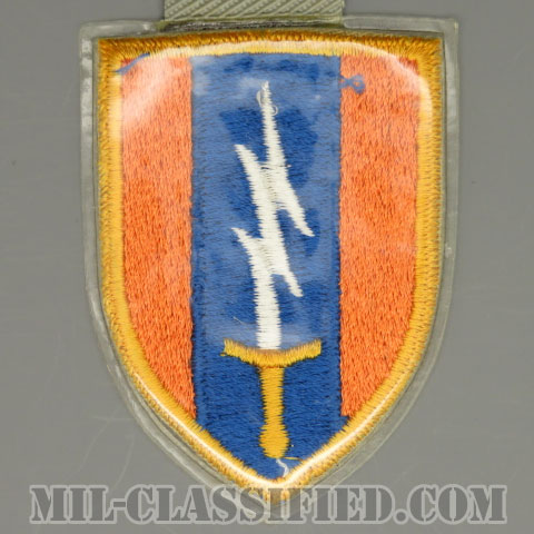 第1通信旅団（1st Signal Brigade）[カラー/カットエッジ/パッチ/ポケットハンガー/1点物]画像