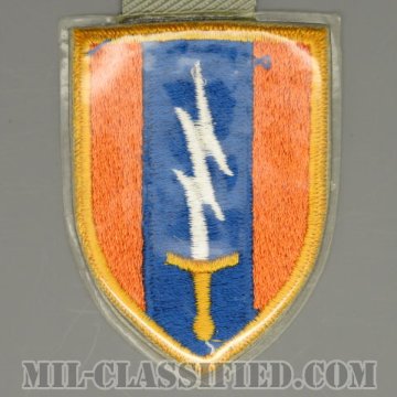 第1通信旅団（1st Signal Brigade）[カラー/カットエッジ/パッチ/ポケットハンガー/1点物]画像