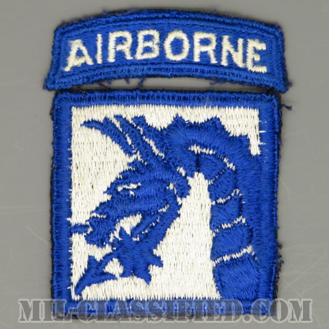 第18空挺軍団（18th Airborne Corps）[カラー/カットエッジ/パッチ/タブ付/中古1点物]の画像
