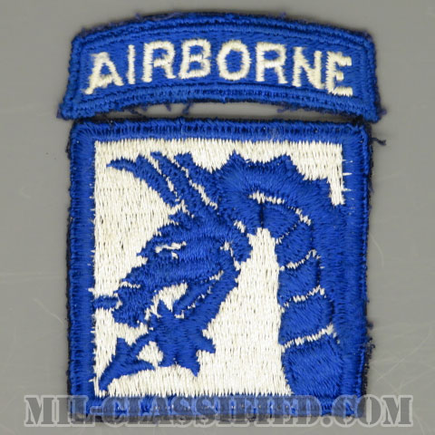第18空挺軍団（18th Airborne Corps）[カラー/カットエッジ/パッチ/タブ付/中古1点物]画像