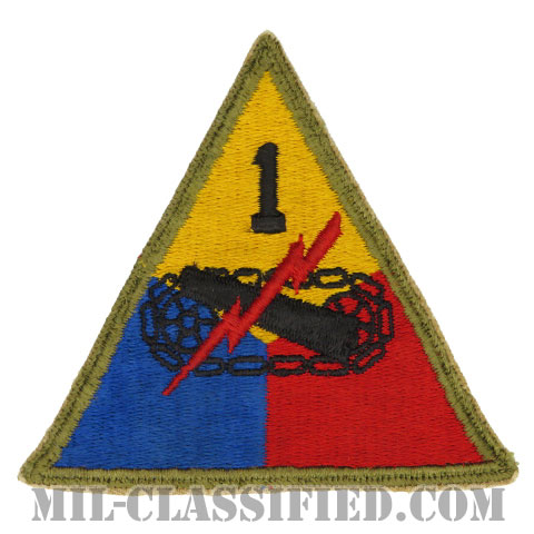 第1機甲師団（1st Armored Division）[カラー/カットエッジ/パッチ/中古1点物]の画像