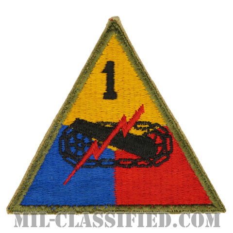 第1機甲師団（1st Armored Division）[カラー/カットエッジ/パッチ/中古1点物]の画像