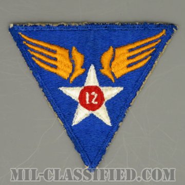 第12空軍（12th Air Force）[カラー/カットエッジ/パッチ/中古1点物]画像