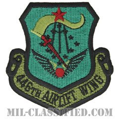 第446空輸航空団（446th Airlift Wing）[サブデュード/カットエッジ/パッチ]の画像