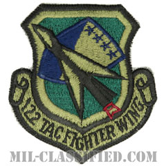 第122戦術戦闘航空団（122nd Tactical Fighter Wing）[サブデュード/カットエッジ/パッチ]画像