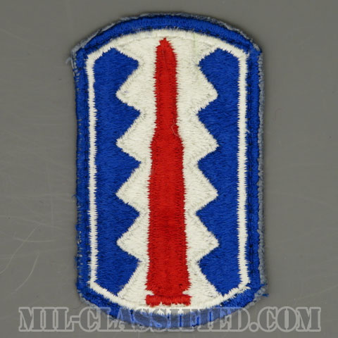 第197歩兵旅団（197th Infantry Brigade）[カラー/カットエッジ/パッチ/中古1点物]の画像