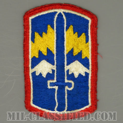 第171歩兵旅団（171st Infantry Brigade）[カラー/カットエッジ/パッチ/中古1点物]の画像