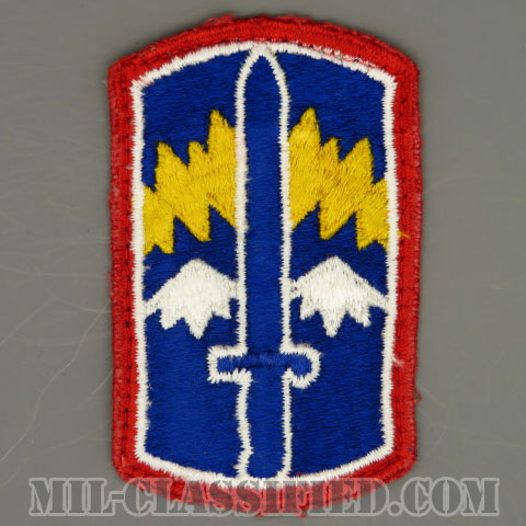 第171歩兵旅団（171st Infantry Brigade）[カラー/カットエッジ/パッチ/中古1点物]の画像