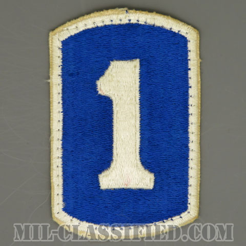 第1歩兵旅団（1st Infantry Brigade）[カラー/カットエッジ/パッチ/中古1点物]の画像