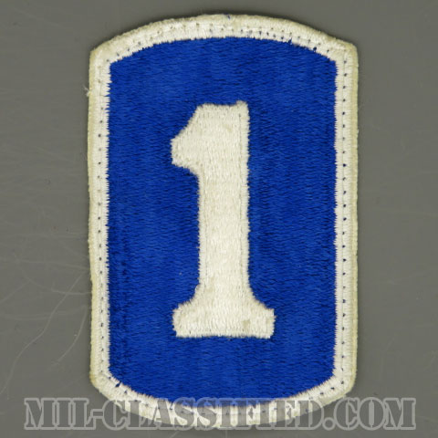 第1歩兵旅団（1st Infantry Brigade）[カラー/カットエッジ/パッチ/中古1点物]の画像