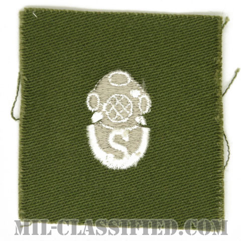 回収潜水員章（Diver Badge, Salvage）[カラー/パッチ/1点物]の画像