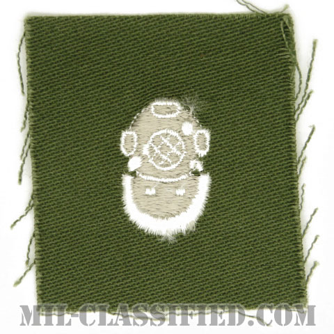 潜水員章 (2級)（Diver Badge, Second Class）[カラー/パッチ/1点物]の画像