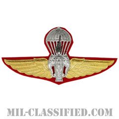 タイ王国軍空挺章（Thailand Parachutist Badge）[カラー/バッジ]画像