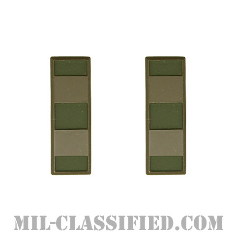 准尉長 (CW2)（Chief Warrant Officer 2）[サブデュード（ブラックメタル）/階級章（1956-1972）/バッジ/ペア（2個1組）]の画像