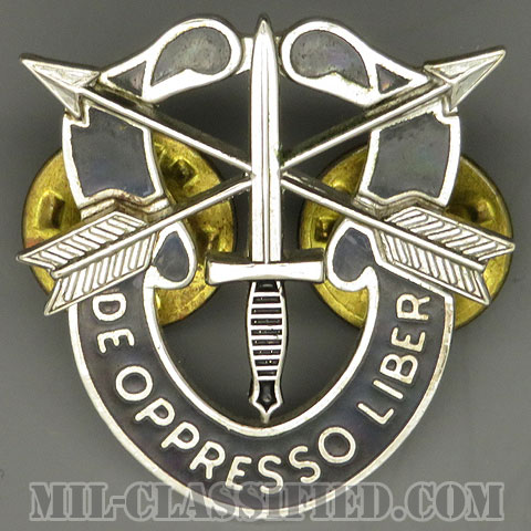特殊部隊群（Special Forces Group）[カラー/クレスト（Crest・DUI・DI）バッジ/1960ｓ/中古1点物]画像