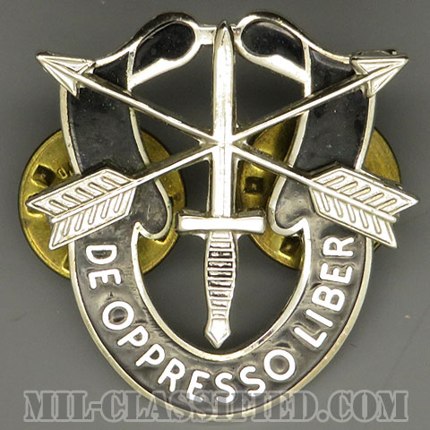 特殊部隊群（Special Forces Group）[カラー/クレスト（Crest・DUI・DI）バッジ/1960ｓ/中古1点物]の画像