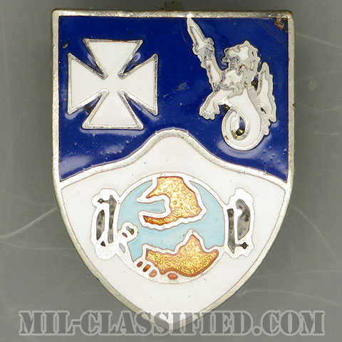 第23歩兵連隊（23rd Infantry Regiment）[カラー/クレスト（Crest・DUI・DI）バッジ（ピンバック）/中古1点物]の画像