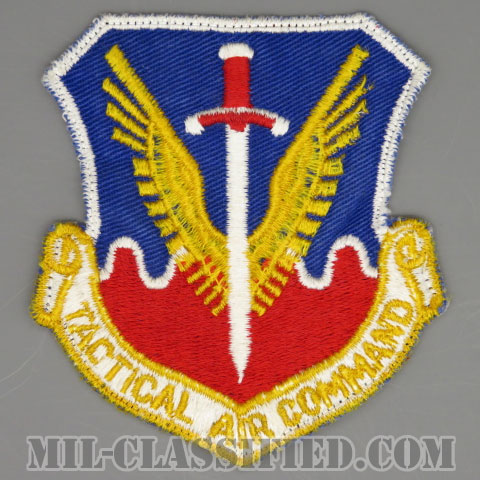 戦術航空軍団（Tactical Air Command (TAC)）[カラー/カットエッジ/パッチ/1960s/4インチ規格/中古1点物]の画像