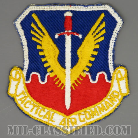 戦術航空軍団（Tactical Air Command (TAC)）[カラー/カットエッジ/パッチ/1960s/4インチ規格/中古1点物]の画像