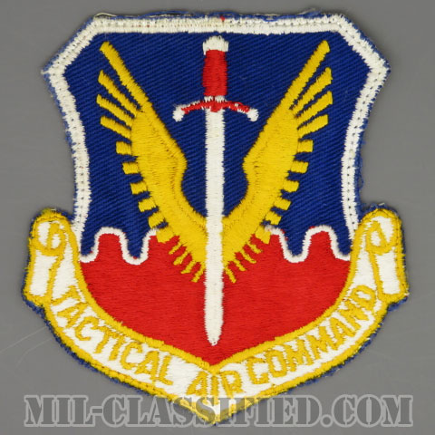 戦術航空軍団（Tactical Air Command (TAC)）[カラー/カットエッジ/パッチ/1960s/4インチ規格/中古1点物]画像