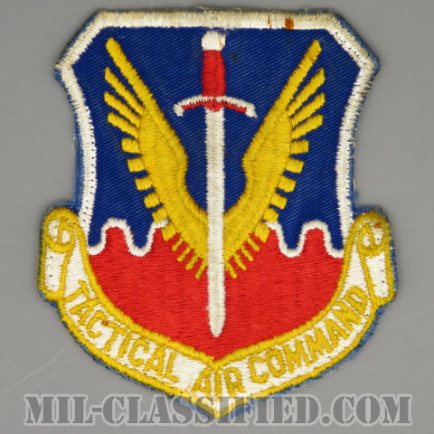 戦術航空軍団（Tactical Air Command (TAC)）[カラー/カットエッジ/パッチ/1960s/4インチ規格/中古1点物]の画像