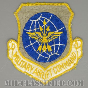 軍事空輸軍団（Military Airlift Command (MAC)）[カラー/カットエッジ/パッチ/1960s/4インチ規格/中古1点物]画像