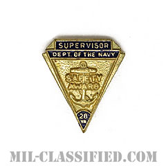 Safety Award, 28 Years, Navy & Marine Corps [ラペルボタン（ラペルピン）/バッジ（クラッチバック）]の画像