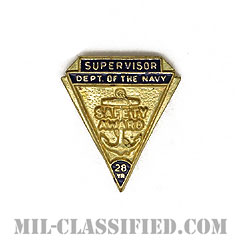 Safety Award, 28 Years, Navy & Marine Corps [ラペルボタン（ラペルピン）/バッジ（クラッチバック）]画像