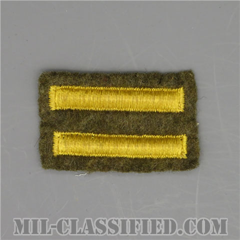 海外勤務(派遣)章 2連(勤続1年)（Overseas Service Bar）[ウール・フェルト生地/パッチ/中古1点物]の画像