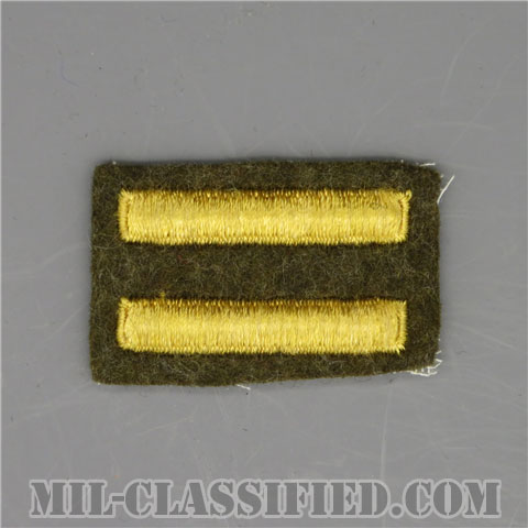 海外勤務(派遣)章 2連(勤続1年)（Overseas Service Bar）[ウール・フェルト生地/パッチ/中古1点物]の画像