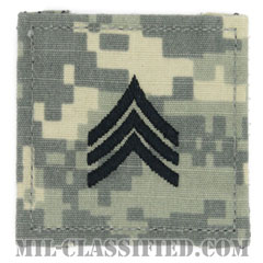 軍曹（Sergeant (SGT)）[UCP（ACU）/階級章/ベルクロ付パッチ]の画像