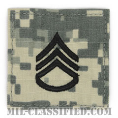 二等軍曹（Staff Sergeant (SSG)）[UCP（ACU）/階級章/ベルクロ付パッチ]の画像