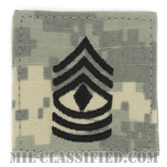 先任曹長（First Sergeant (1SG)）[UCP（ACU）/階級章/ベルクロ付パッチ]画像