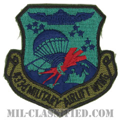 第433兵員空輸航空団（433rd Military Airlift Wing）[サブデュード/カットエッジ/パッチ]の画像