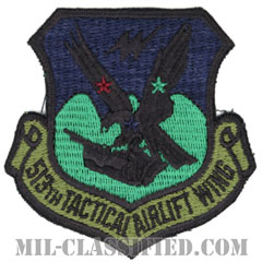 第513戦術空輸航空団（513th Tactical Airlift Wing）[サブデュード/カットエッジ/パッチ]画像