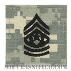最先任上級曹長（Command Sergeant Major (CSM)）[UCP（ACU）/階級章/ベルクロ付パッチ]の画像