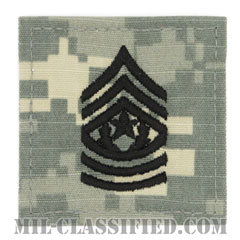 最先任上級曹長（Command Sergeant Major (CSM)）[UCP（ACU）/階級章/ベルクロ付パッチ]画像