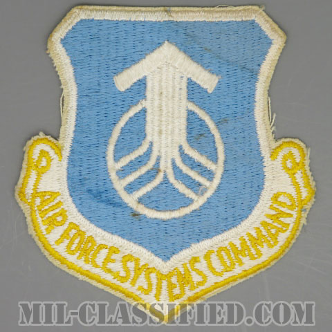 空軍システム軍団（Air Force Systems Command）[カラー/カットエッジ/パッチ/1960s/4インチ規格/中古1点物]の画像