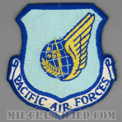 太平洋空軍（Pacific Air Forces）[カラー/カットエッジ/パッチ/1960s/4インチ規格/中古1点物]の画像
