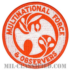 多国籍軍監視団（Multinational Force and Observers / MFO）[カラー/メロウエッジ/ベルクロ付パッチ]の画像