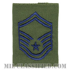 上級曹長（Senior Master Sergeant）[サブデュード（Subdued）/ゴアテックスパーカー用スライドオン空軍階級章]画像