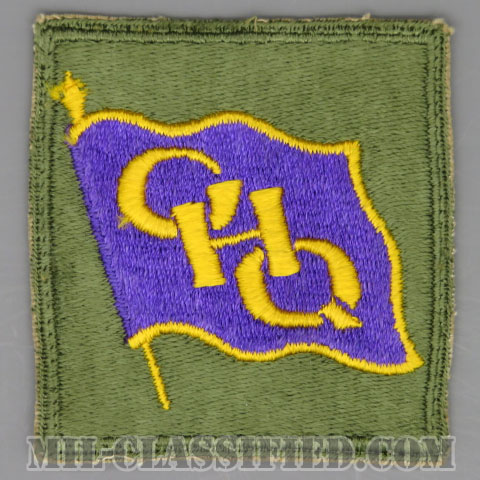 連合国軍最高司令官総司令部（General Headquarters (GHQ)）[カラー/カットエッジ/パッチ/中古1点物]の画像