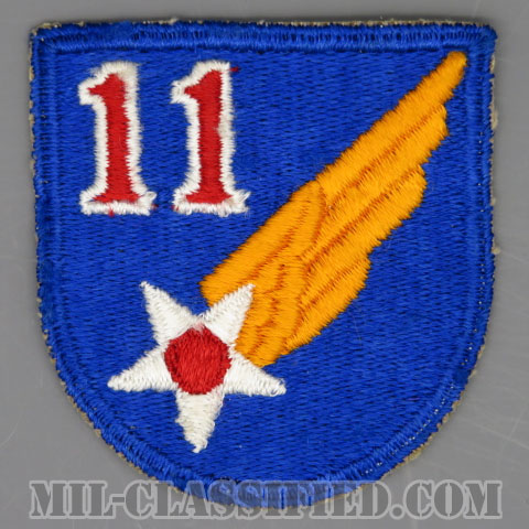 第11空軍（11th Air Force）[カラー/カットエッジ/パッチ/1点物]の画像