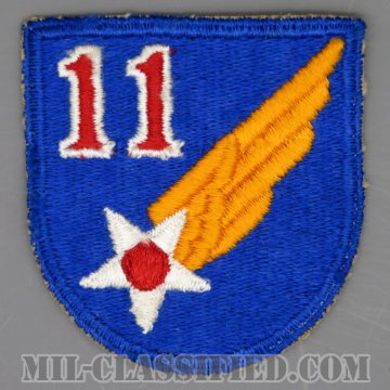 第11空軍（11th Air Force）[カラー/カットエッジ/パッチ/1点物]画像